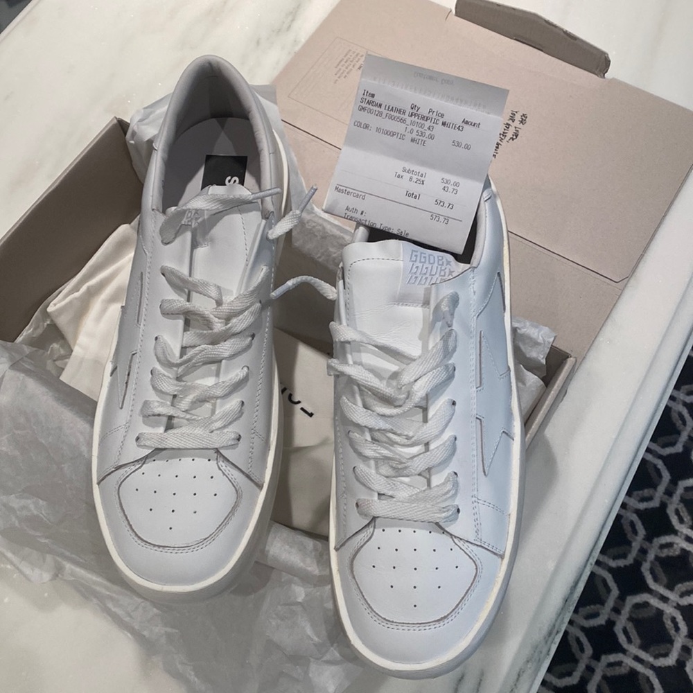 Brand new Golden Goose Men’s size 43 white sneaker